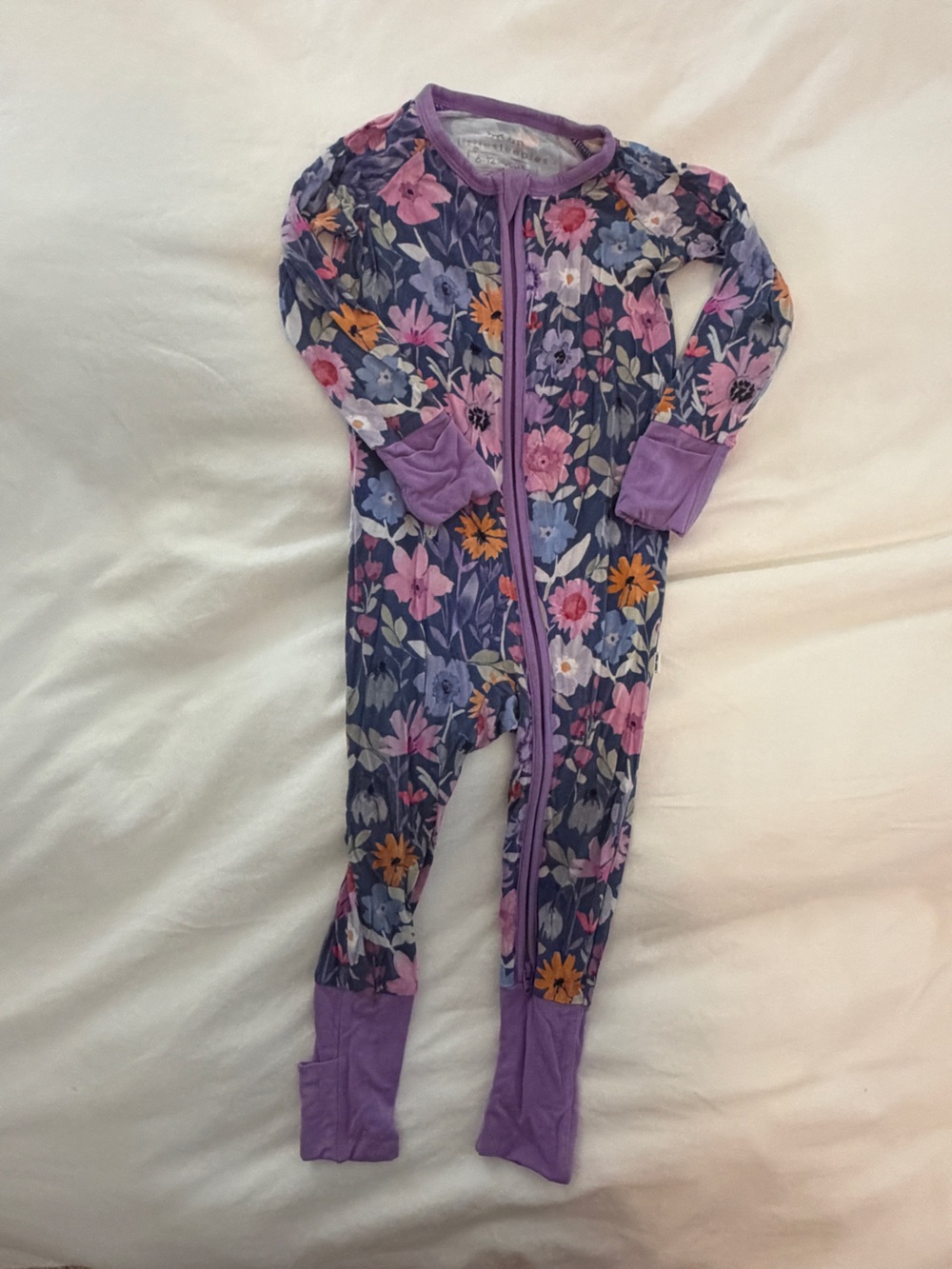 Little Sleepies Dusk Blooms Zippy
